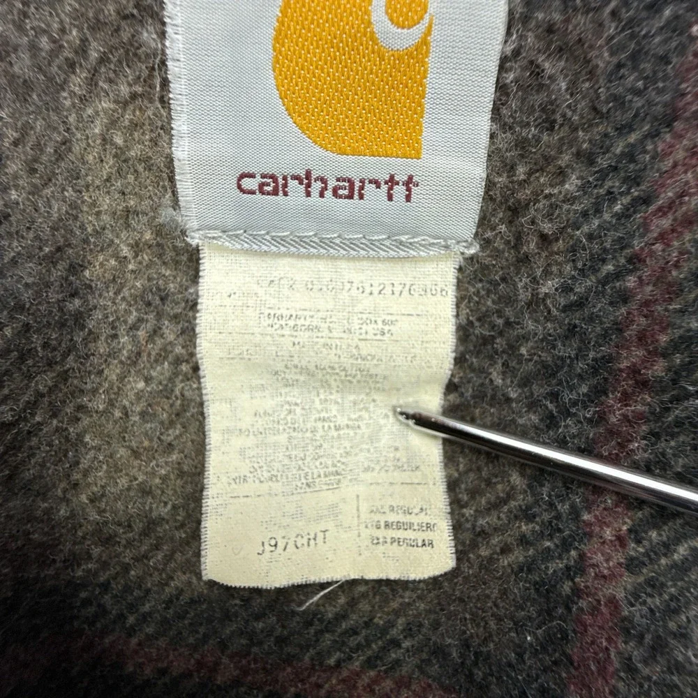 Carhartt Detroit Jacket Blanket Lined Mens‎ 2XL J97 CHT Chestnut Brown